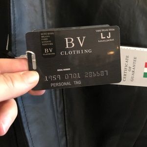 BV Clothing Italian jacket Size :small